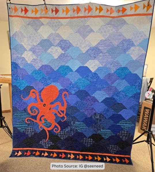Octopus Quilt Idea from seeneed