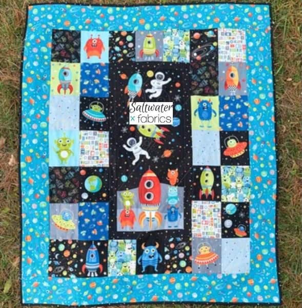 Outer Space Panel - free quilt pattern