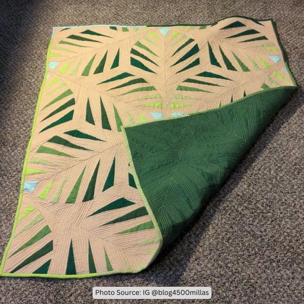 Palm Tree Quilt Idea from blog4500millas