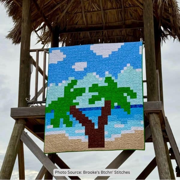 Paradise Squares Quilt Pattern -etsy