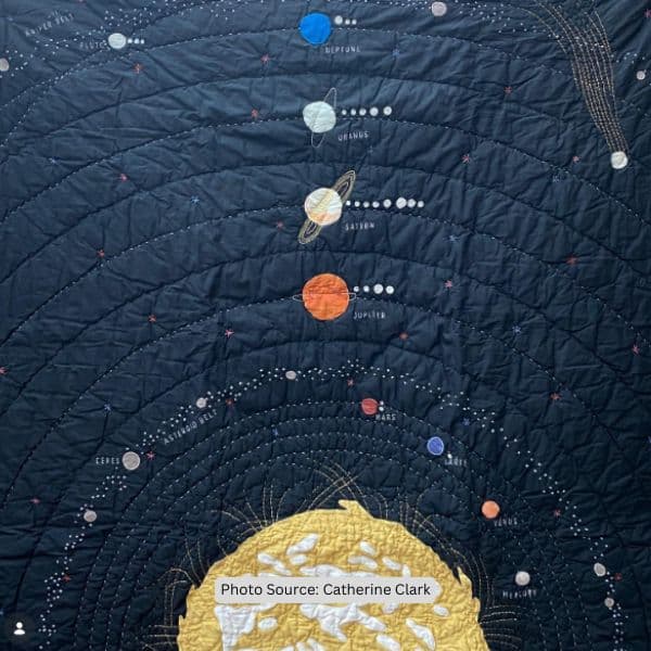 Planet Quilt Idea from Catherine Clark