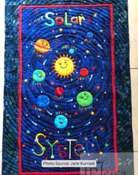 Planet Quilt Idea from Jane Kurnadi