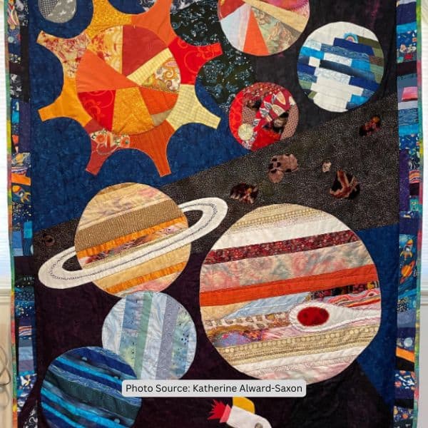 Planet Quilt Idea from Katherine Alward-Saxon