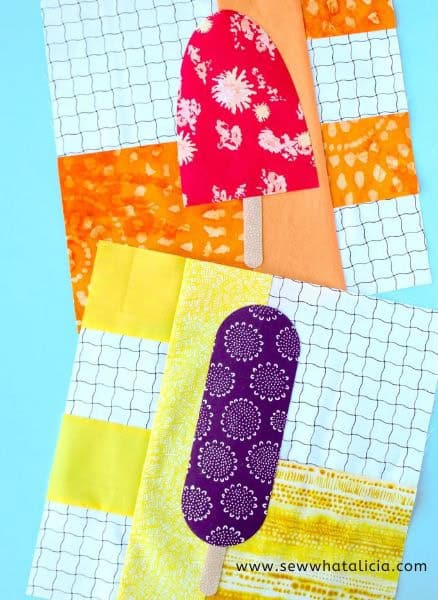 Popsicle Block - free quilt pattern