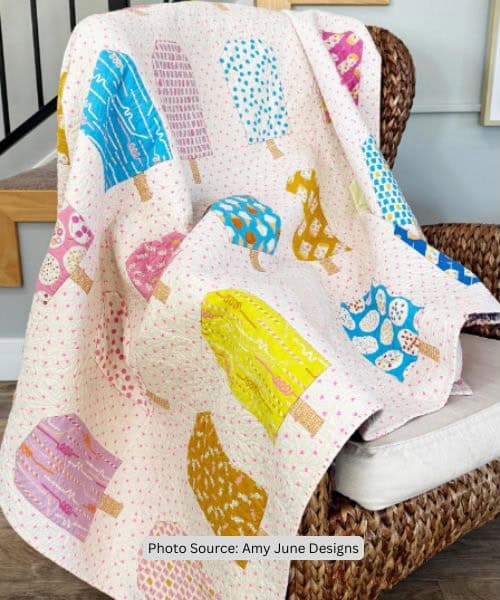 Popsicle Quilt Ideas from Amy June Designs