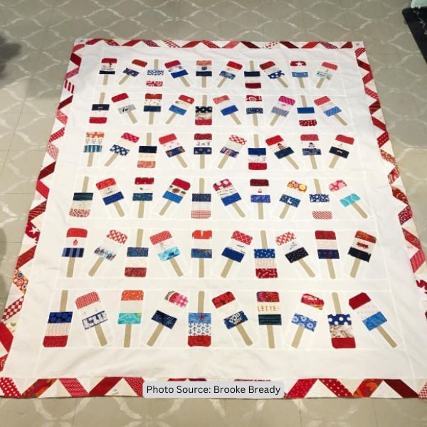 Popsicle Quilt Ideas from Brooke Bready