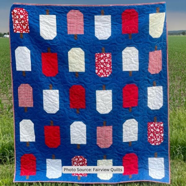 Popsicle Quilt Ideas from Fairview Quilts