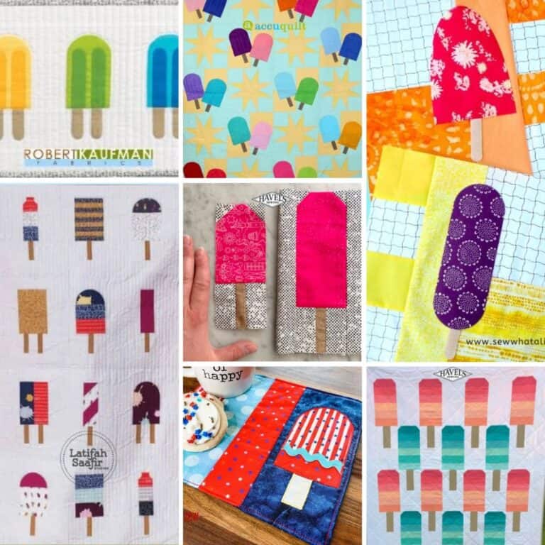 Top 7 Free Popsicle Quilt Patterns (+10 Bonus Patterns For Sale)
