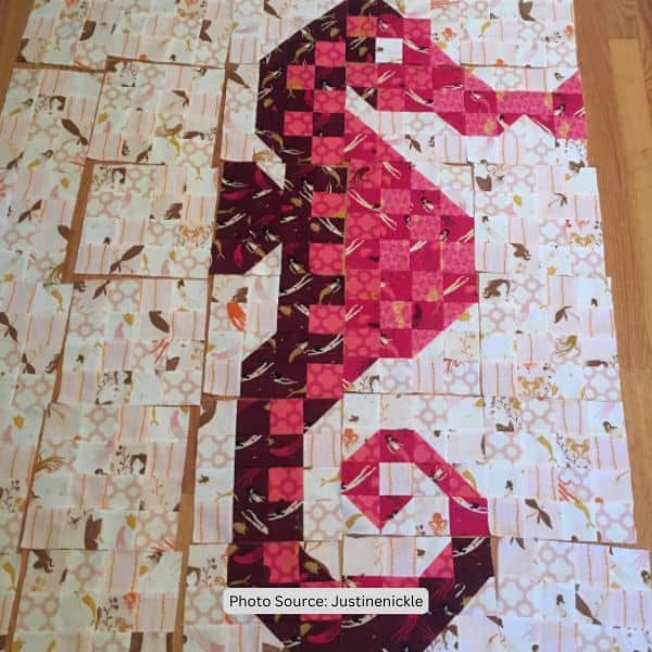 Seahorse Quilt Idea from Justinenickle