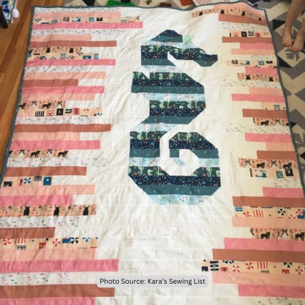 Seahorse Quilt Idea from Kara’s Sewing List