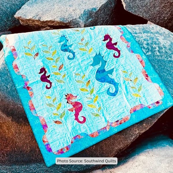 Seahorse Quilt Idea from Southwind Quilts