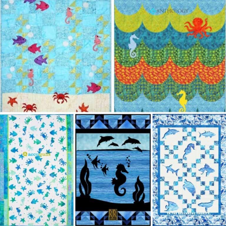 Top 5 Free Seahorse Quilt Patterns (+10 Bonus Patterns For Sale)