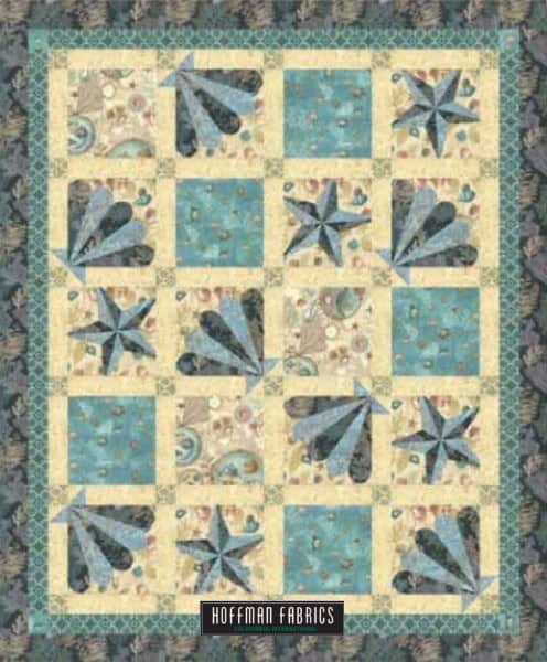 Seascapes - free quilt pattern