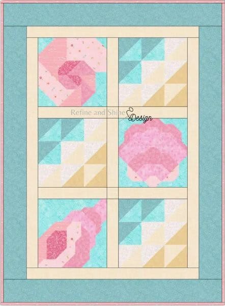Seashell Sampler Quilt Pattern - etsy