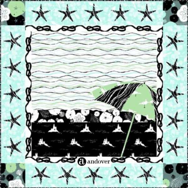 Seaside Vacation At Dusk - free quilt pattern