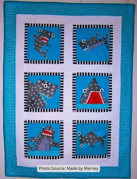 Shark Attack Quilt Pattern - etsy