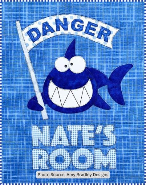 Shark Mini Quilt Pattern - etsy