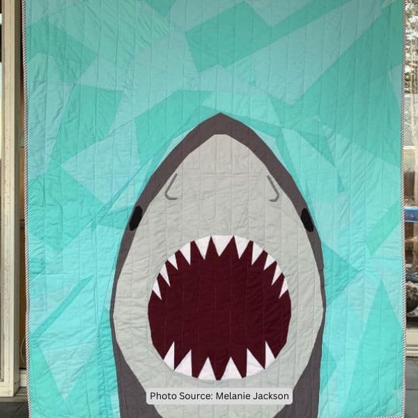 Shark Quilt Idea from Melanie Jackson