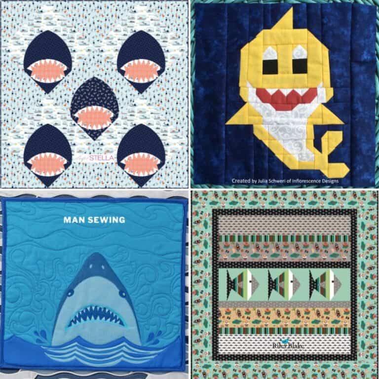 Shark Quilt Patterns Roundup Featured Cover
