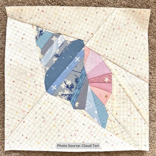 Shell Quilt Idea from Cloud Tori