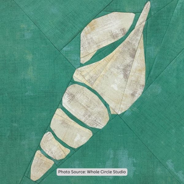 Shell Quilt Idea from Whole Circle Studio