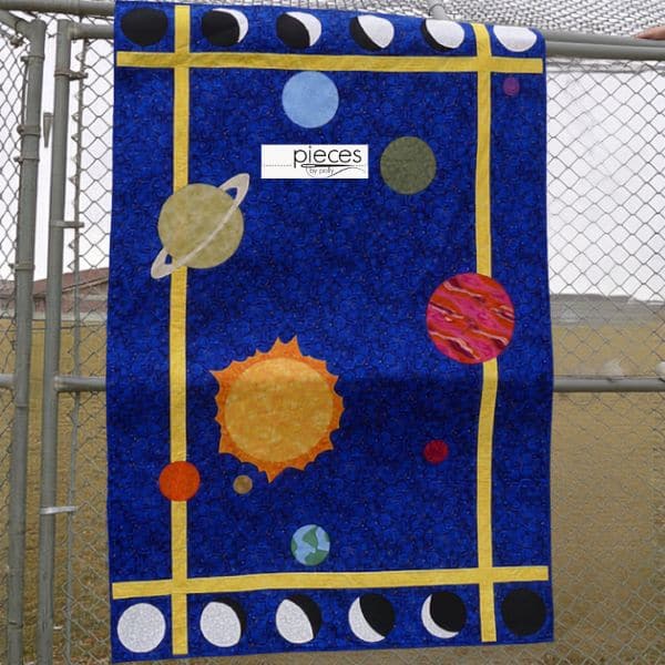 Solar System - free quilt pattern
