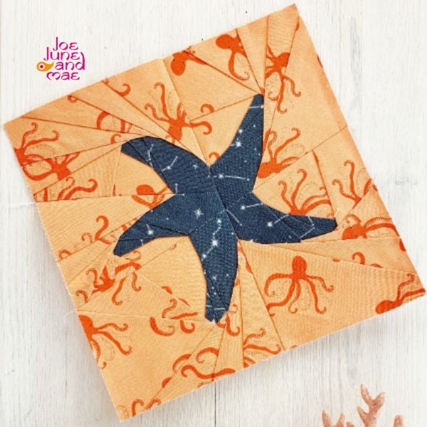 Starfish Quilt Idea from Joe June and Mae