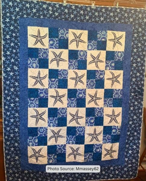 Starfish Quilt Idea from Mmassey62