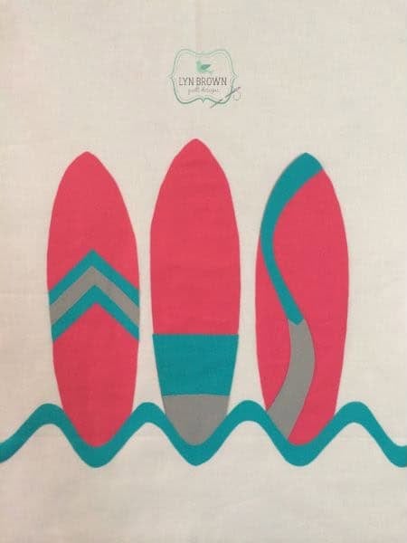 Surf City Boards - free quilt pattern