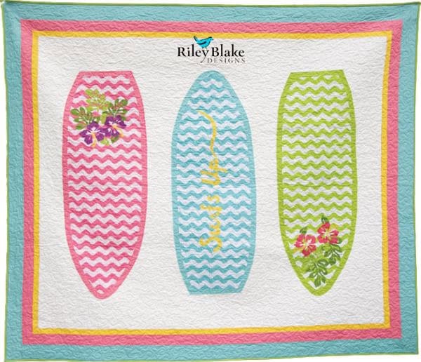 Surf’s Up - free quilt pattern