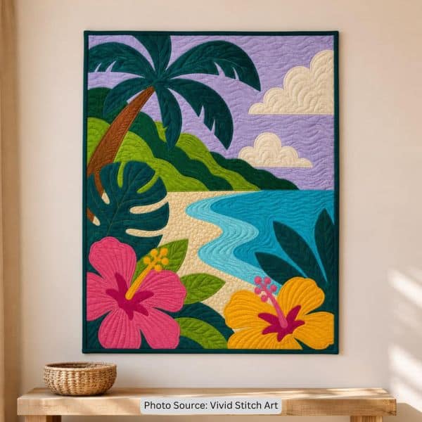Tropical Paradise Quilt Pattern -etsy