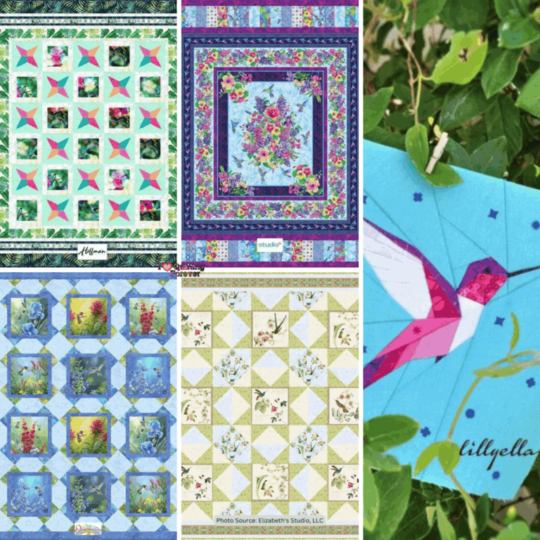 hummingbird quilt patterns roundup featured cover
