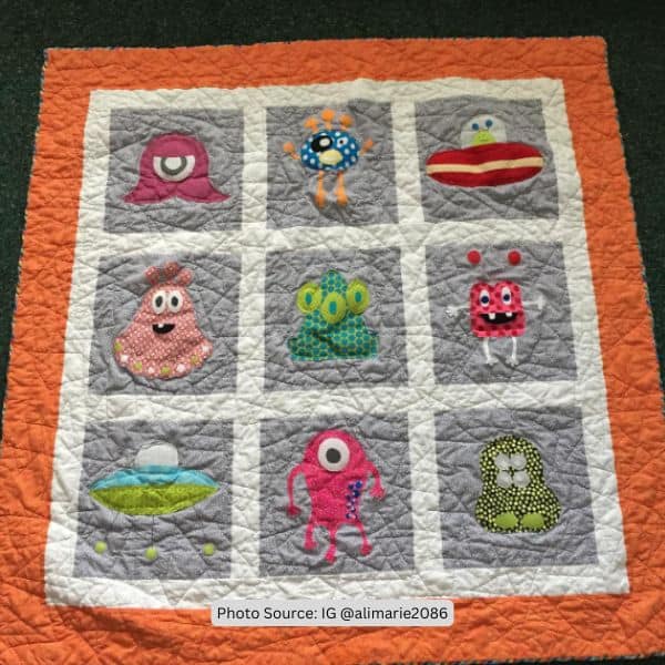 Alien Quilt Idea from alimarie2086