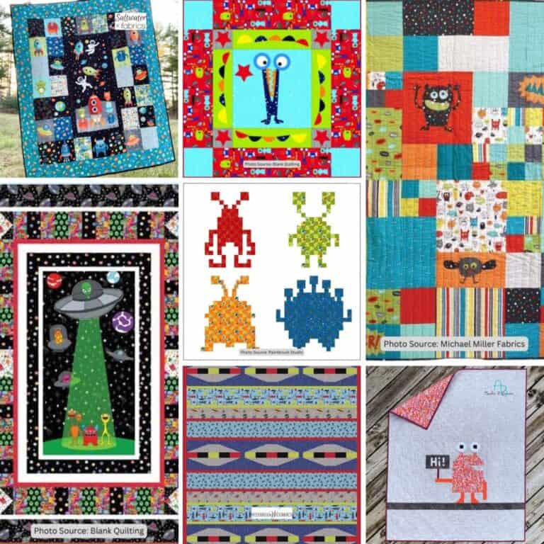 Alien Quilt Patterns Roundup Featured Cover