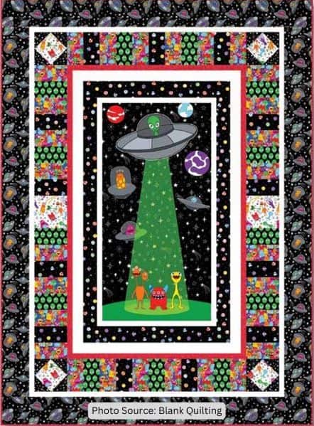 Amazing Aliens Quilt Pattern - free quilt pattern