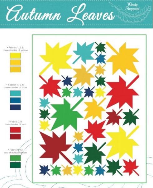 Autumn Leaves Quilt Pattern - etsy