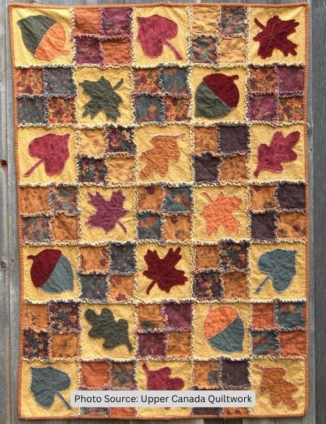 Autumn Rag Quilt Pattern - etsy