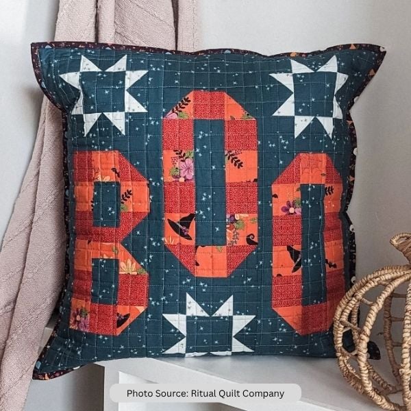 BOO Mini Quilt Pattern - etsy paid
