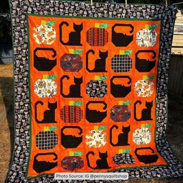 Black Cat Quilt Idea from IG pennysquiltshop 2
