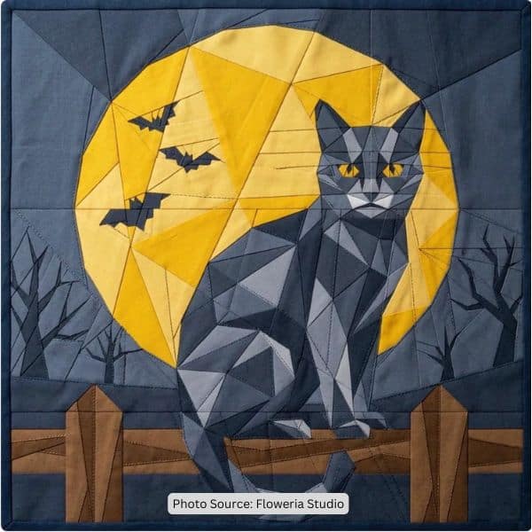 Black Cat Quilt Pattern - etsy