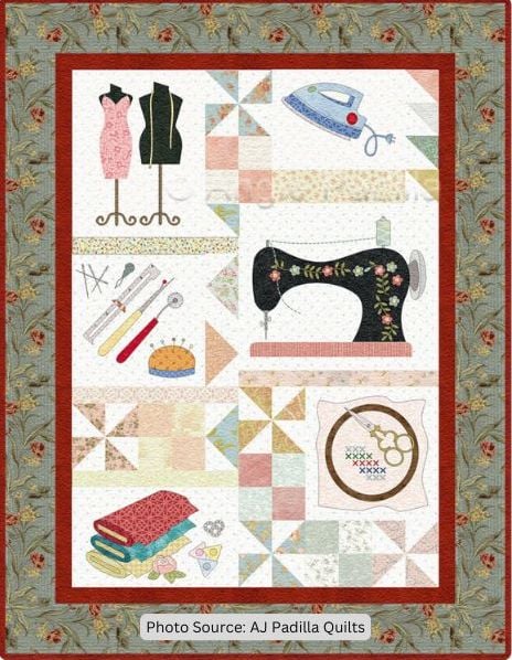 Born to Sew Quilt Pattern - etsy