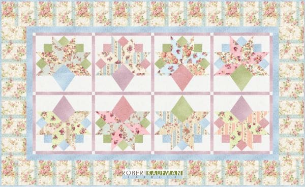 Bouquet Runner Quilt Pattern - free quilt pattern