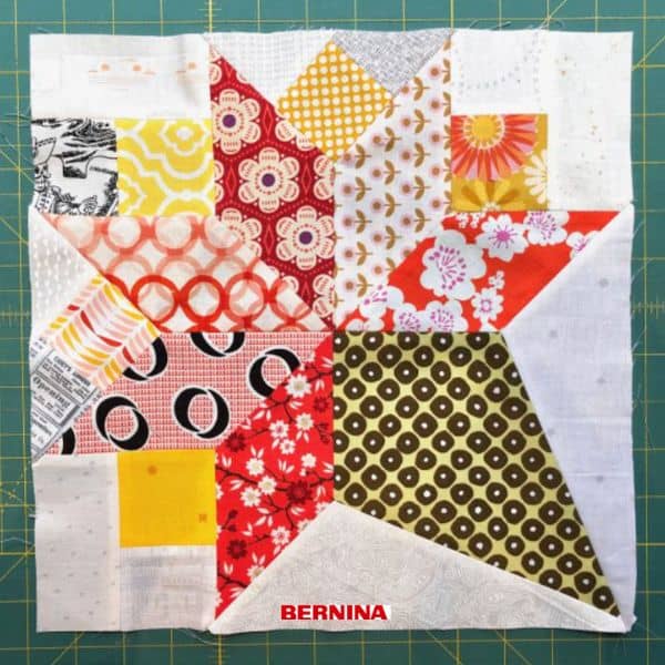 Brides Bouquet Quilt Block Pattern -free quilt pattern