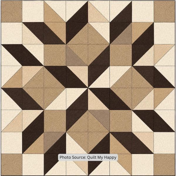 Brown Sugar Star Quilt Pattern - etsy
