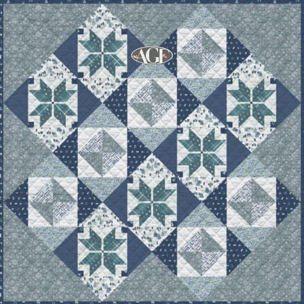 Crystalline - free quilt pattern