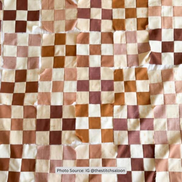 Earth Tone Quilt Idea from thestitchsaloon