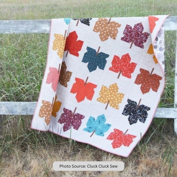 Fall Leaves Quilt Pattern - etsy