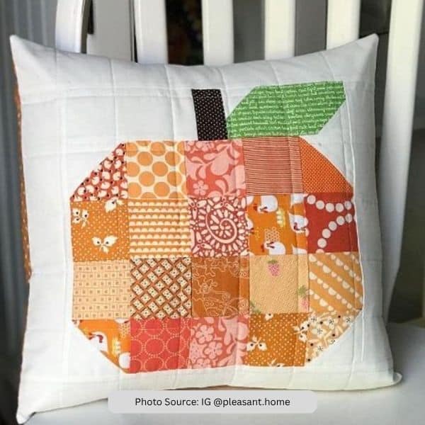 Fall Pillow Quilt Idea from IG pleasant.home