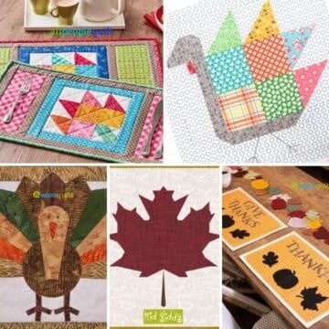 Fall Placemat Quilt Patterns Roundup Featured Cover