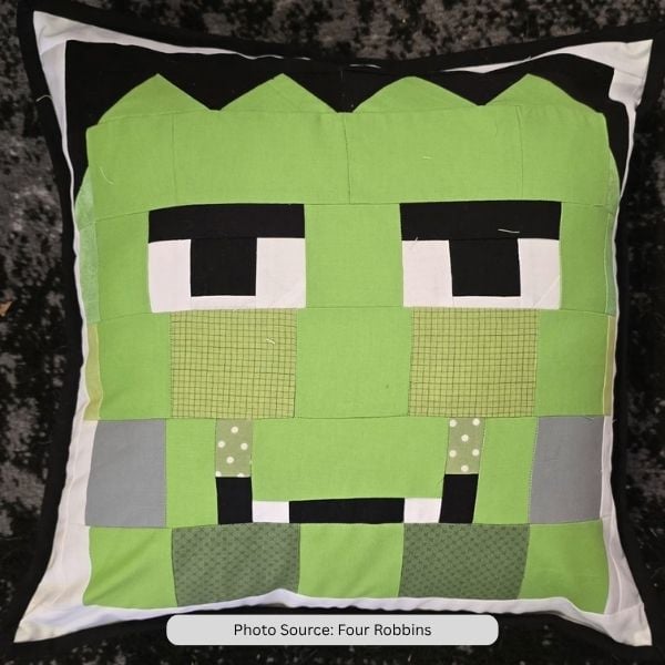 Frankenstein Pillow Quilt Pattern - etsy paid